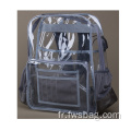 Backpack d'ordinateur portable multi-poches transparent imperméable